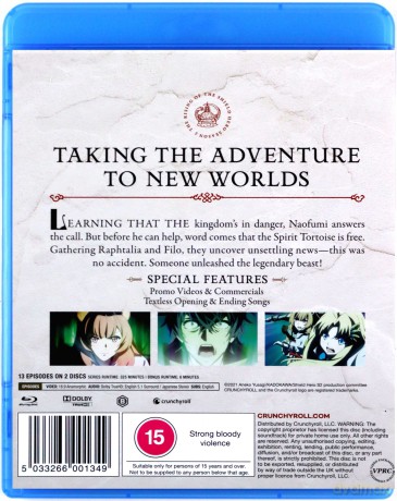 Rising Of The Shield Hero Season 2 [Blu-Ray]