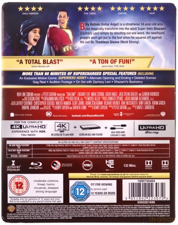 Shazam (steelbook) [Blu-Ray 4K]