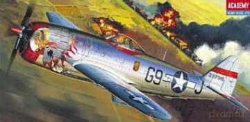 ACADEMY P47D Thunderbolt Bubbletop 2174 [MODELARSTWO]