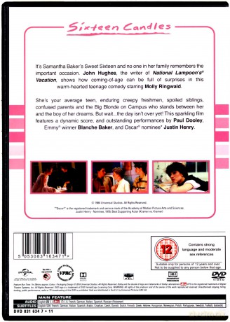 Sixteen Candles (Szesnaście świeczek) [DVD]