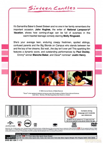 Sixteen Candles (Szesnaście świeczek) [DVD]