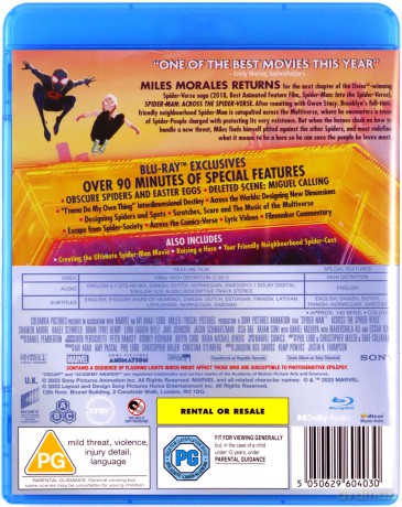 Spider-Man - Across The Spider-Verse (Spider-Man: Poprzez multiwersum) [Blu-Ray]