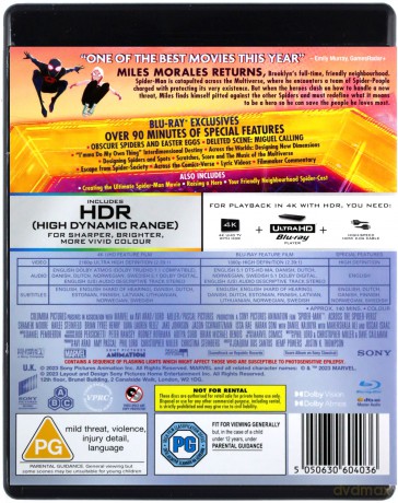 Spider-Man - Across The Spider-Verse (Spider-Man: Poprzez multiwersum) [Blu-Ray 4K]