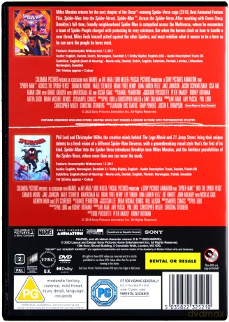 Spider-Man - Across The Spider-Verse / Spider-Man Uniwersum (Spider-Man: Poprzez multiwersum) [DVD]