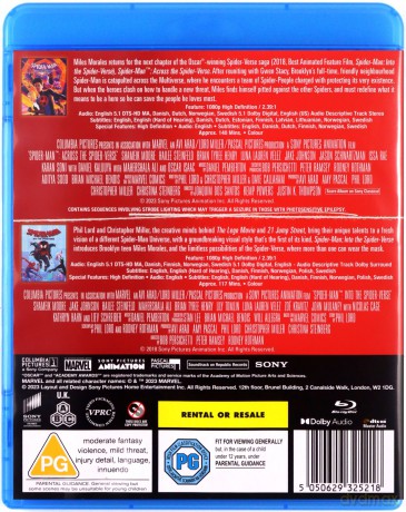 Spider-Man - Across The Spider-Verse / Spider-Man - Into The Spider-Verse (Spider-Man: Poprzez multiwersum) [Blu-Ray]