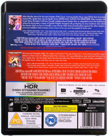 Spider-Man - Across The Spider-Verse / Spider-Man - Into The Spider-Verse (Spider-Man: Poprzez multiwersum) [Blu-Ray 4K]