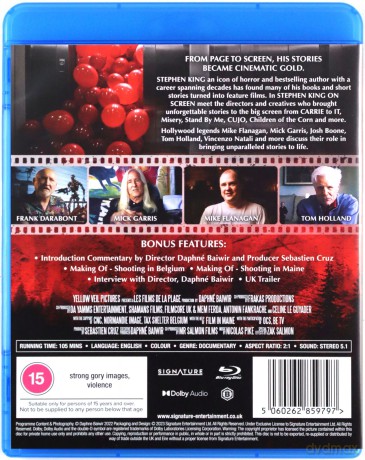 Stephen King On Screen [Blu-Ray]
