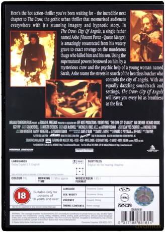 The Crow 2 (Kruk 2: Miasto aniołów) [DVD]
