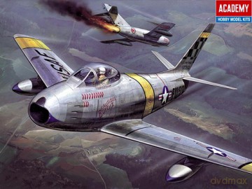 ACADEMY F86F Sabre Mig Killer 2183 [MODELARSTWO]