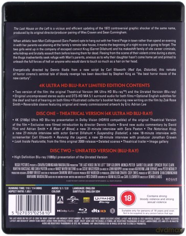 The Last House On The Left (Limited) (Ostatni dom po lewej) [Blu-Ray 4K]