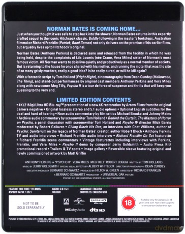 The Psycho Collection (Limited) [BOX] [4xBlu-ray 4K]+[Blu-Ray]