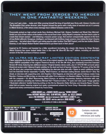 Weird Science (Limited) (Dziewczyna z komputera) [Blu-Ray 4K]