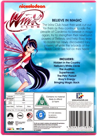 Winx Club - Believe In Magic (Winx. Magiczna przygoda) [DVD]