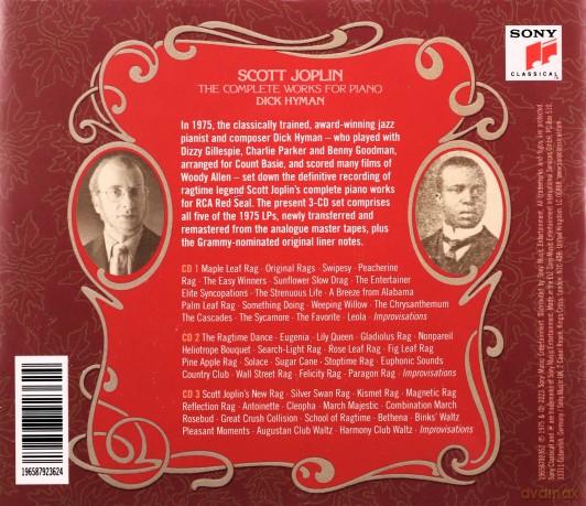 Dick Hyman: Scott Joplin - The Complete Works For Piano [3CD]