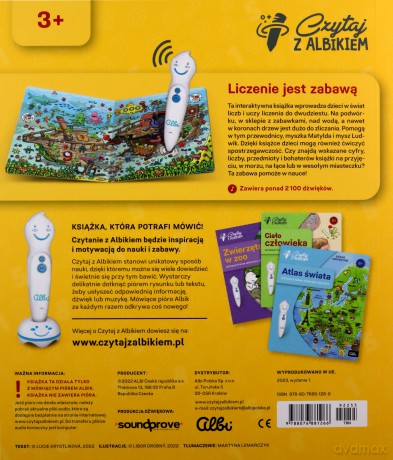 Czytaj z Albikiem  Wesołe liczby [KSIĄŻKA]