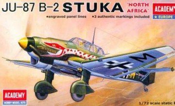 ACADEMY JU87 B2 Stuka North Africa 72001 [MODELARSTWO]
