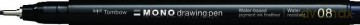 Cienkopis Mono drawing pen czarny 08 0.6mm