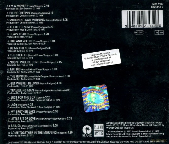Free: The Free Story [CD]