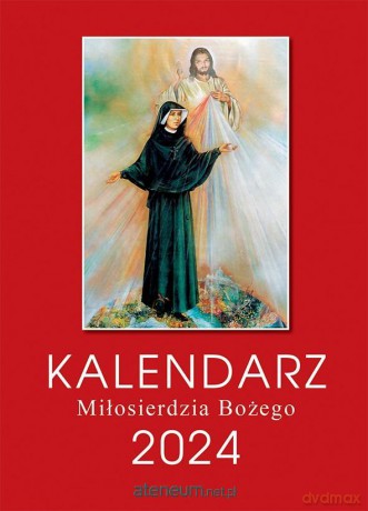 Kalendarz 2024 Miłosierdzia Bożego kieszonkowy [KALENDARZ]