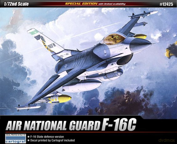 ACADEMY F16C Air National Guard 12425 [MODELARSTWO]