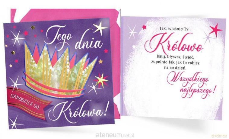 Karnet Urodziny (królowa)