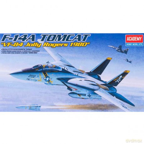ACADEMY F14A VF84 Jolly Rogers 1980 12426 [MODELARSTWO]