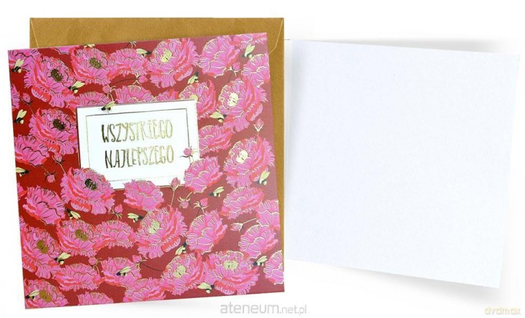 Karnet Życzenia (kwiaty)