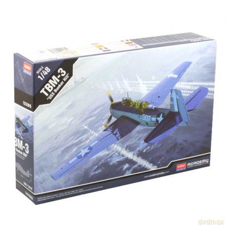 ACADEMY TBM3 USS Bunker Hill 12285 [MODELARSTWO]