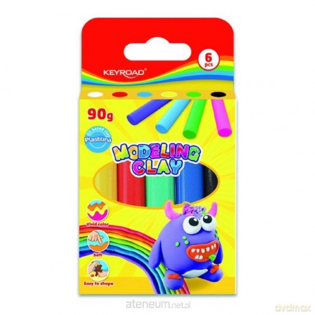 Plastelina 90g 6 kolorów