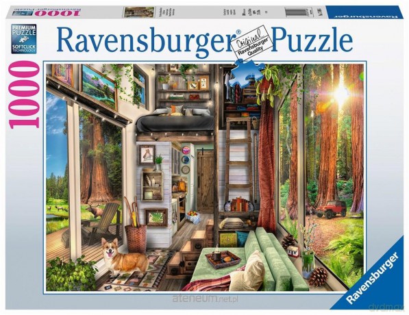 RAVENSBURGER 1000 el. Domek w lesie [PUZZLE]