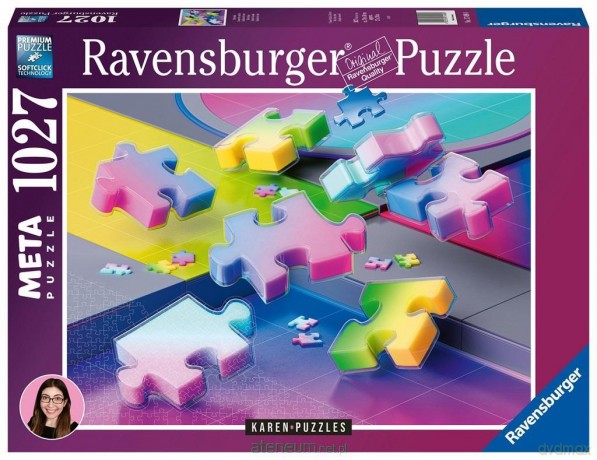 RAVENSBURGER 1027 el. elementów: Gradientowa kaskada [PUZZLE]