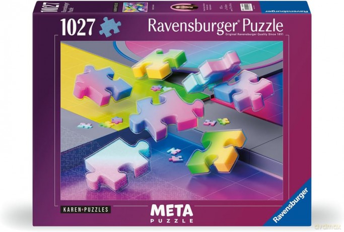 RAVENSBURGER 1027 el. elementów: Gradientowa kaskada [PUZZLE]