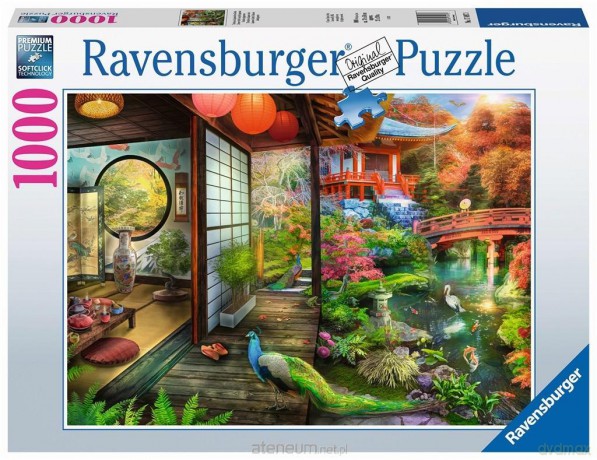 RAVENSBURGER 1000 el. Japońska herbaciarnia [PUZZLE]