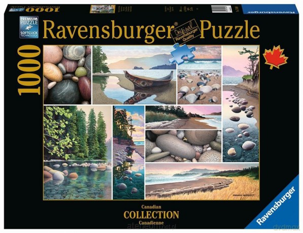 RAVENSBURGER 1000 el. Spokój Zachodniego Wybrzeża [PUZZLE]