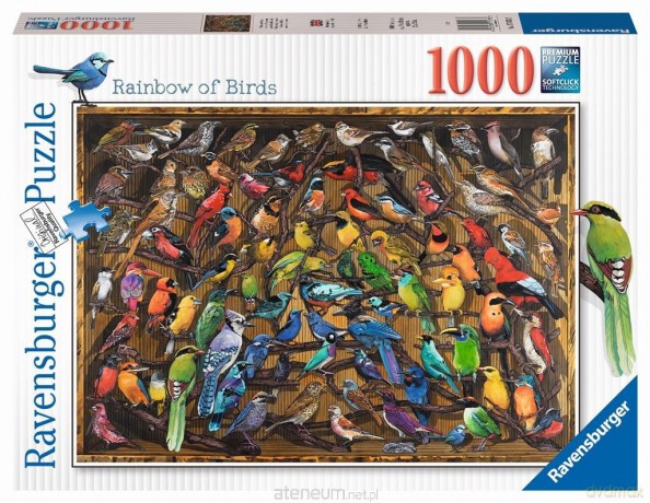 RAVENSBURGER 1000 el. Świat Ptaków [PUZZLE]