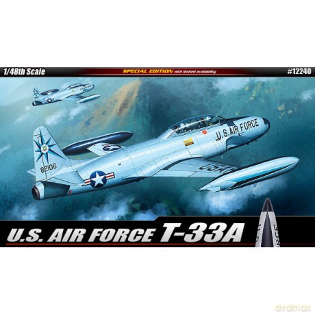 ACADEMY T33A U.S. Air Force 12240 [MODELARSTWO]