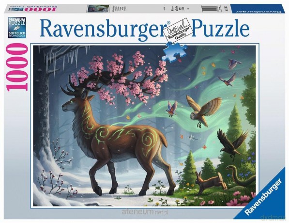 RAVENSBURGER 1000 el. Wiosenny jeleń [PUZZLE]
