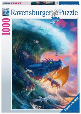 RAVENSBURGER 1000 el. Wyścig smoków [PUZZLE]