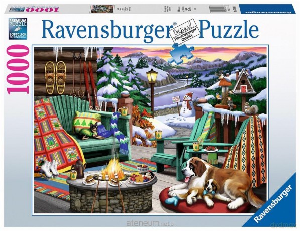 RAVENSBURGER 1000 el. Zimowy odpoczynek [PUZZLE]