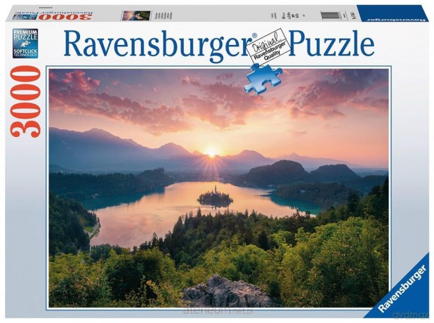 RAVENSBURGER 3000 el. Jezioro Bled Słowenia [PUZZLE]