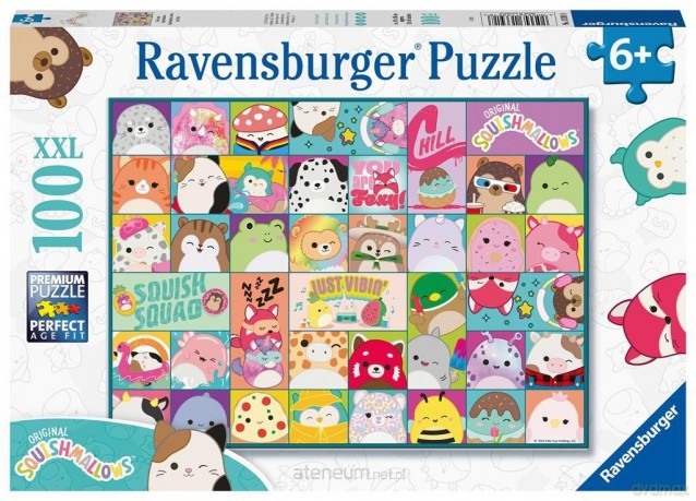 RAVENSBURGER Puzzle dla dzieci 100 el. Squishmallows [PUZZLE]