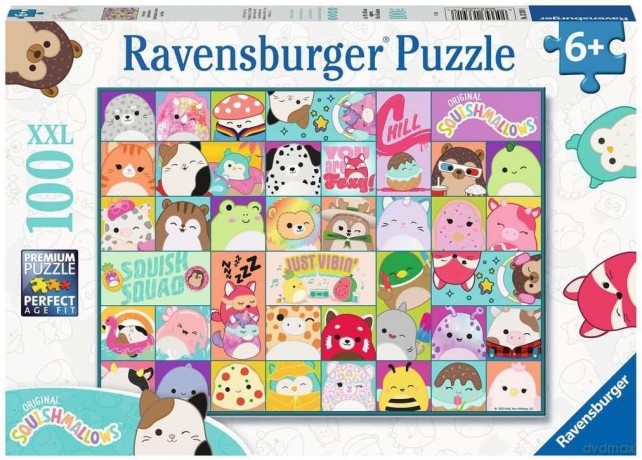 RAVENSBURGER Puzzle dla dzieci 100 el. Squishmallows [PUZZLE]