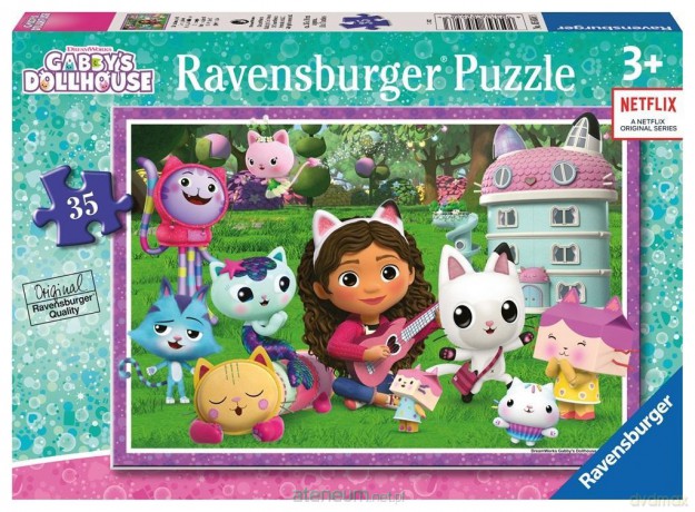 RAVENSBURGER Puzzle dla dzieci 35 el. Koci Domek Gabi [PUZZLE]