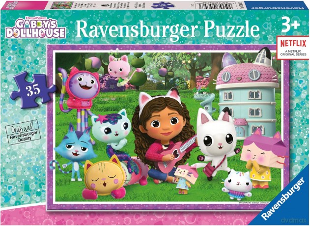 RAVENSBURGER Puzzle dla dzieci 35 el. Koci Domek Gabi [PUZZLE]