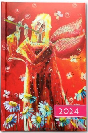 Terminarz 2024 B6 dzienny - anioł [KALENDARZ]