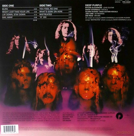 Deep Purple: Burn (Opaque Orange) (Limited) [Winyl]