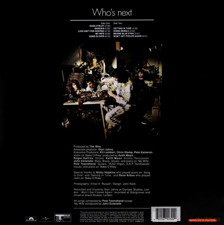 The Who: Who's Next (Blue) (Limited) [Winyl]