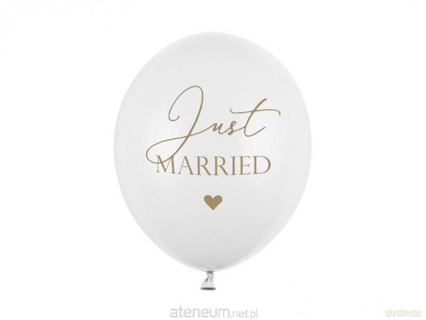 Balony Just Married 30 cm
