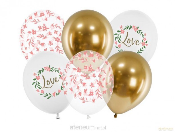 Balony Love 30 cm 6szt