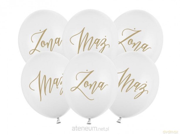 Balony Żona Mąż 30 cm